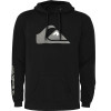 Moletom Quiksilver Comp Logo 2.0 Preto Reforçado com Capuz - 1