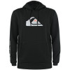 Moletom Quiksilver Comp Logo Preto Reforçado com Capuz - 1