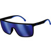 Óculos Carrera 8060/S D51 Black/Lente Azul Espelhada - 1