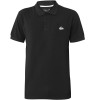 Camisa Polo Quiksilver Embroidery Piquet Preta Logo Cinza - 1