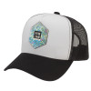 Boné Mormaii Snap-Back Full Print Preto Logo Azul - 1