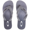 Chinelo Oakley Wave Point Cinza com Preto - 1