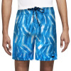 Shorts Água com Cordão Alma de Praia Tornado Azul - 3