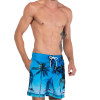 Shorts Água Mash Estampado Natural View Azul Turquesa  - 2