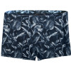 Sunga Boxer Mash Estampada Folhagem Cinza Azulada - 1