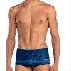 Sunga Slip Mash Hang Loose Listra Folhagem Azul - 3