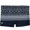 Sunga Boxer Mash Hang Loose Estampada e Listrada Cinza - 1