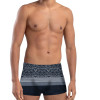 Sunga Boxer Mash Hang Loose Estampada e Listrada Cinza - 3