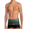 Sunga Boxer Mash Hang Loose Listra Folhagem Verde e Preta - 3