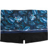 Sunga Boxer Mash Estampada Azul Turquesa e Preto - 2