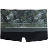 Sunga Boxer Mash Listrada Folhagem Preto - 2