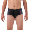 Sunga Quiksilver Slip Side Omni Preta com Lateral Cinza - 4