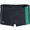 Sunga Boxer Mash Cinza com Lista Verde - 1