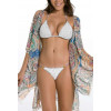 Saída de Praia La Bamba Kimono Boho Chic Marítimo - 1