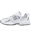 Tênis New Balance NB530 Branco Prata e Marinho – Estilo Retro-Running e Conforto - 3