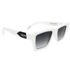 Óculos Evoke Time Square B02 Retrô Shine White/Lente Gray Gradient - 1