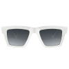 Óculos Evoke Time Square B02 Retrô Shine White/Lente Gray Gradient - 2