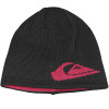 Gorro Quiksilver Dupla Face Double Omni Preto e Vinho - 1