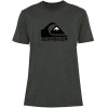 Camiseta Quiksilver Square Me Up Verde Militar - 1