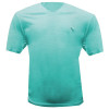 Rx Camiseta Alma De Praia Gola V Flamê Lisa Verde - 1