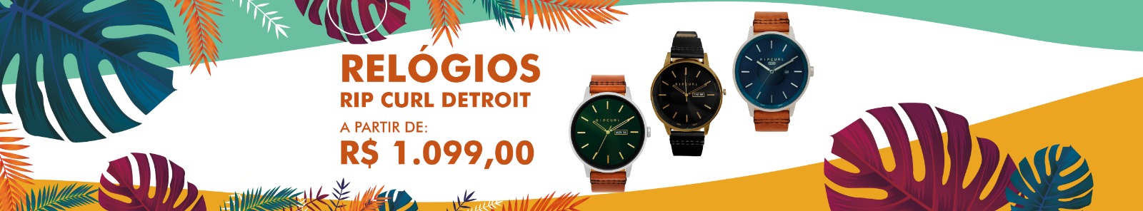 VERAO 25 - RELOGIOS DETROIT LEATHER