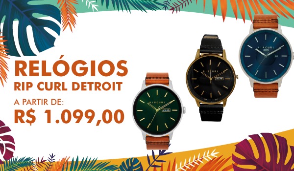 VERAO 25 - RELOGIOS DETROIT LEATHER