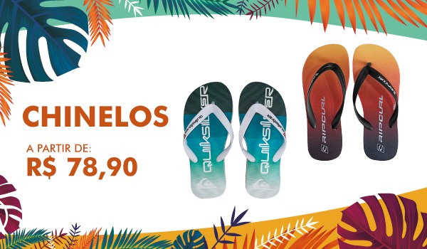 VERAO 25 - OS MELHORES CHINELOS 